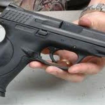 Un copil a găsit un pistol într-o scorbură de nuc la Bocicoiu Mare