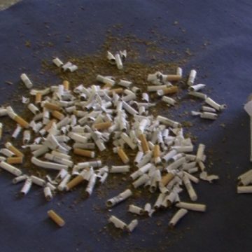 SIGHET: Ţigările adunate în campania "Un măr pentru o ţigară" au fost distruse de elevii liberali