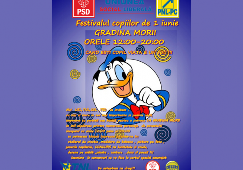 Sighetu Marmației: ”Festivalul Copiilor” – Vineri, 1 Iunie în Parcul ”Grădina Morii” Sighetu Marmației: ”Festivalul Copiilor” – Vineri, 1 Iunie în Parcul ”Grădina Morii”