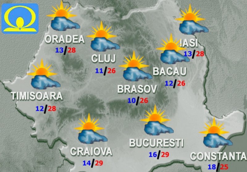 Vremea se va încălzi. Ce temperaturi vor fi vineri