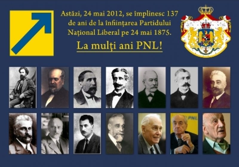 Astăzi, Partidul Național Liberal împlinește 137 de ani de la înființare