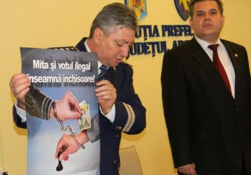 Baia Mare: Jandarmii maramureşeni au atras atenţia că  „Mita şi Votul Ilegal înseamnă Închisoare”