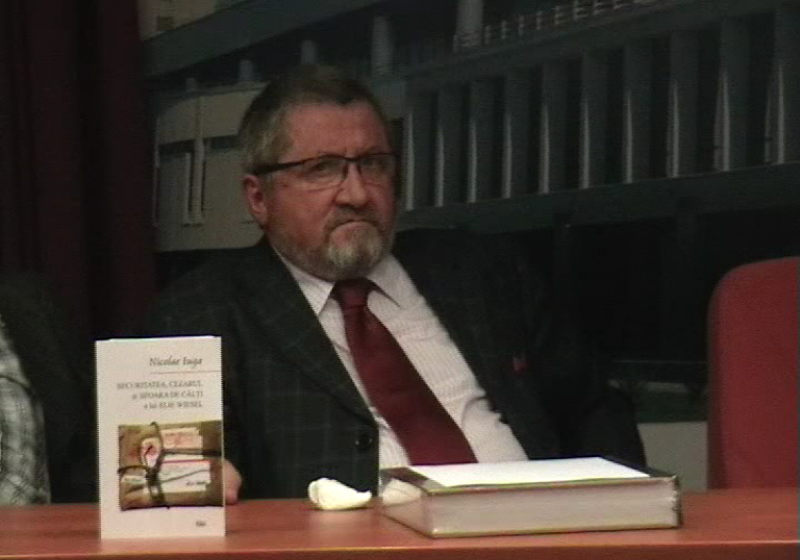 Baia Mare: Lansare aniversară pentru Nicolae Iuga. Profesorul universitar a lansat astăzi volumul "Securitatea, Cezarul şi sfoara de câlţi a lui Elie Wiesel"