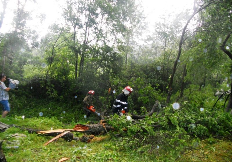 Coroieni: TORNADĂ – O tornadă a făcut prăpăd în zona comunei Coroieni