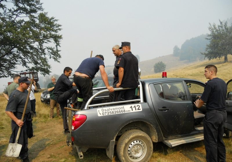 Zona afectată de incendiul din Vf. Gutaiul Mare este monitorizată continuu de către pompierii militari şi silvicultori Zona afectată de incendiul din Vf. Gutaiul Mare este monitorizată continuu de către pompierii militari şi silvicultori