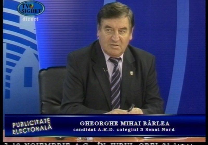 Tunelul peste Gutâi pe lista obiectivelor candidatului ARD, Gheorghe Mihai Bârlea Tunelul peste Gutâi pe lista obiectivelor candidatului ARD, Gheorghe Mihai Bârlea