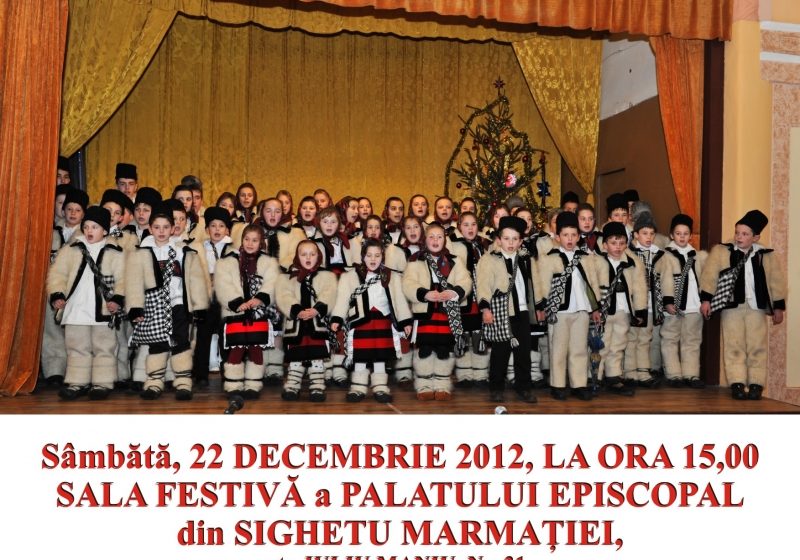 SIGHET: Concert de colinde susţinut de coruri bisericeşti  din Protoieria Sighet