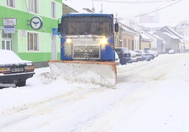 SIGHET: Minus 13 grade în Sighet în timpul nopţii