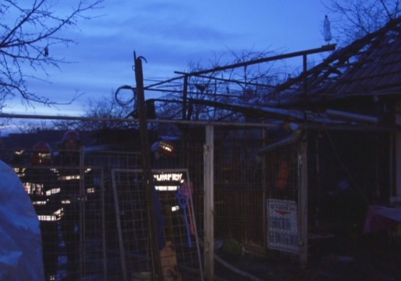 SIGHET: Un incendiu a izbucnit  la o anexă gospodărească de pe strada Dragoş Vodă
