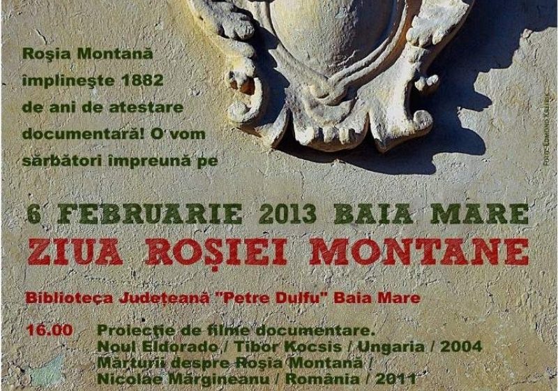 Baia Mare: Ziua Roşiei Montane, sărbătorită la biblioteca judeţeană Baia Mare: Ziua Roşiei Montane, sărbătorită la biblioteca judeţeană