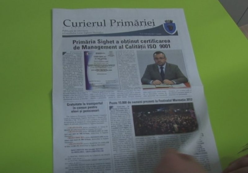 SIGHET: A apărut “Curierul Primăriei”numărul trei SIGHET: A apărut “Curierul Primăriei”numărul trei