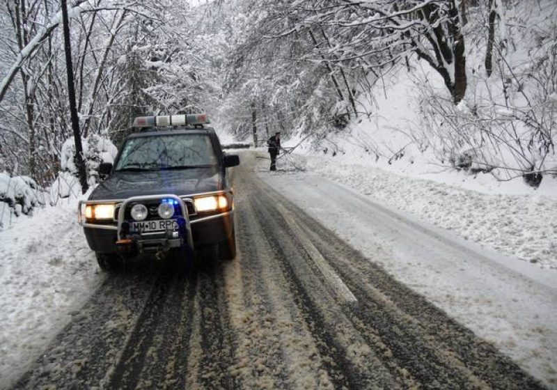 Pasul Gutâi: Acces restricţonat pentru vehiculele cu o greutate mai mare de 7,5 tone în Pasul Gutâi