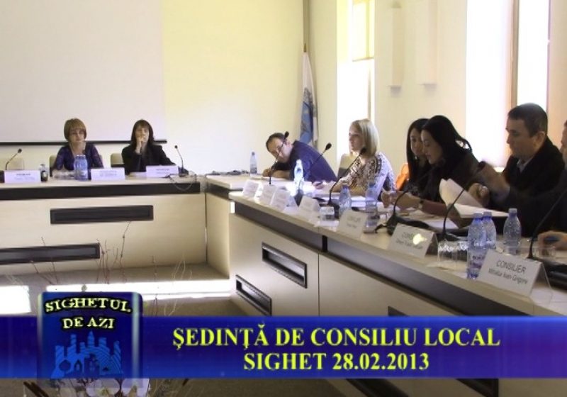 SIGHET: Şedinţă ordinară a Consiliului Local, vineri 29 martie