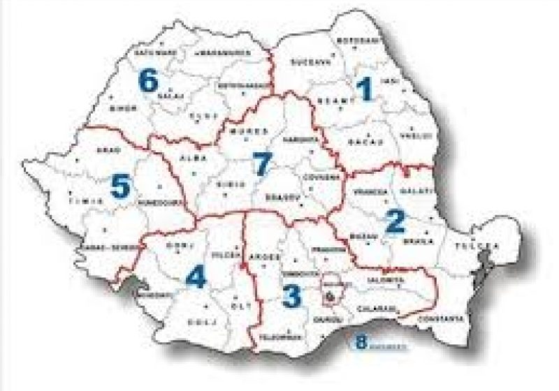 PC susţine regionalizarea: România să fie împărţită în opt regiuni PC susţine regionalizarea: România să fie împărţită în opt regiuni