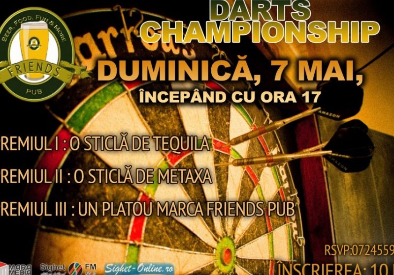 SIGHET. Campionat de darts