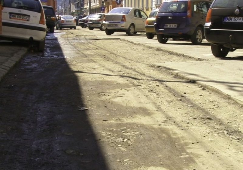 SIGHET: CIRCULAŢIE ÎNCHISĂ pe strada Corneliu Coposu