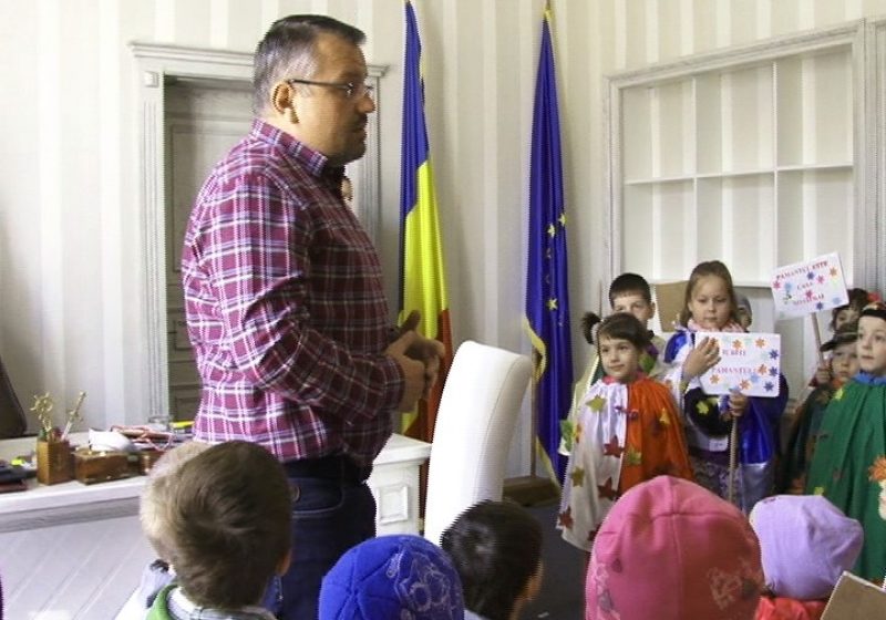 SIGHET: Copiii de la mai multe grădiniţe din municipiu au sărbătorit azi Ziua Pământului