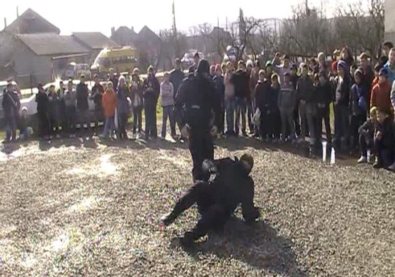 SIGHET: Peste 200 de elevi au vizitat astăzi sediul Detașamentului de Jandarmi Sighet cu ocazia Zilei Porților Deschise