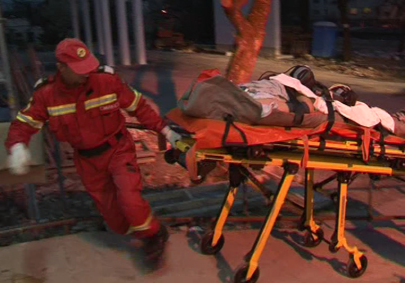 Baia Mare: ACCIDENT – Pasager cu traumatism cranio-facial, transportat la Spitalul Judeţean (VIDEO)