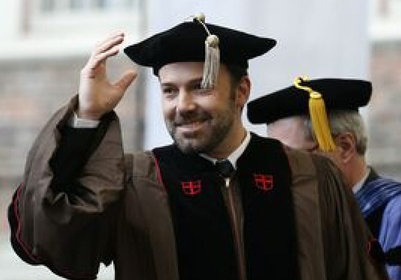 Ben Affleck a primit o diplomă onorifică de doctor al Universităţii Brown