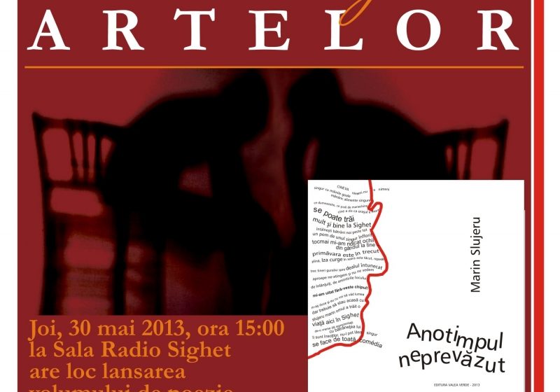 SIGHET: Marin Slujeru lansează volumul de poezie "ANOTIMPUL NEPREVĂZUT"
