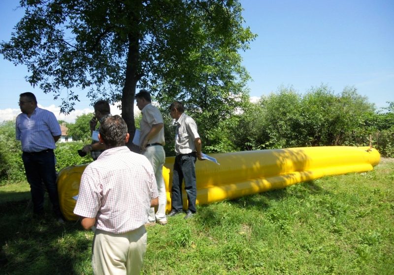 Maramureş: Exerciţiu reuşit de apărare împotriva inundaţiilor