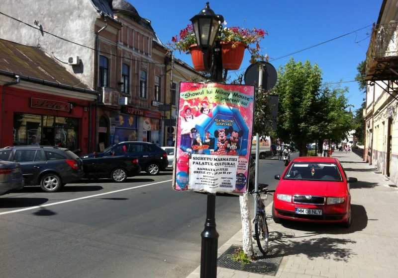 Micky Mouse și prietenii săi în municipiul Sighetu Marmației