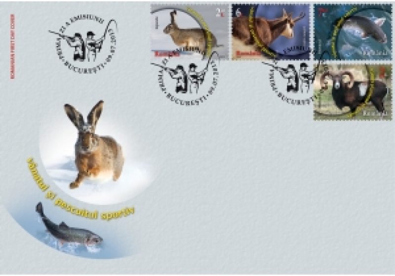 Mărcile poştale româneşti promovează fauna naţională – Vânatul şi pescuitul sportiv – Mărcile poştale româneşti promovează fauna naţională – Vânatul şi pescuitul sportiv –