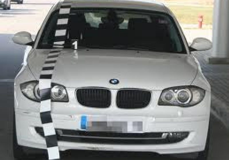 BMW declarat furat din Anglia, descoperit în PTF Petea
