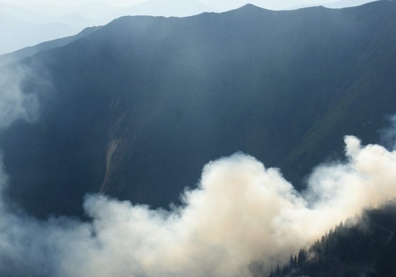 Incendiul a reizbucnit la Borşa Incendiul a reizbucnit la Borşa