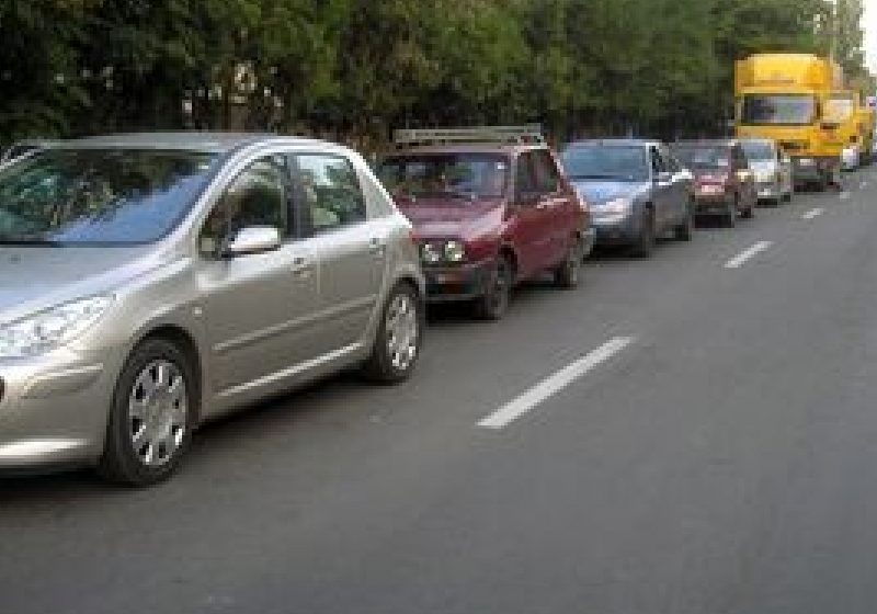Constanţa: Trafic rutier aglomerat pe DN39, dinspre staţiunile litoralului