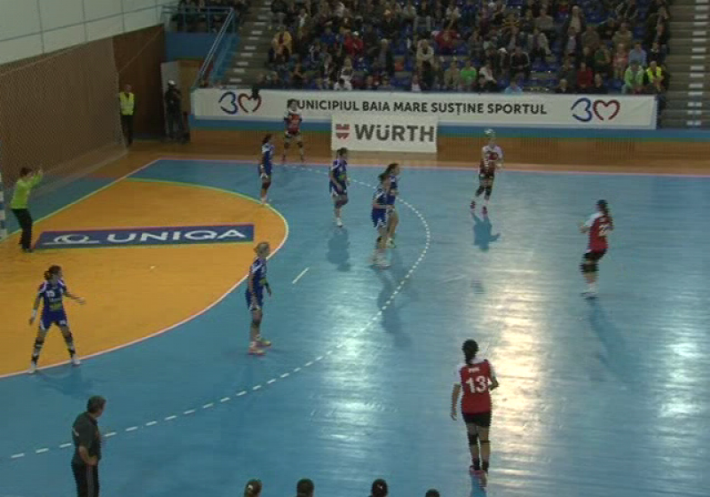Baia Mare – 34-22: H.C.M. Baia Mare a câştigat ieri meciul cu H.C.M. Râmnicu Vâlcea