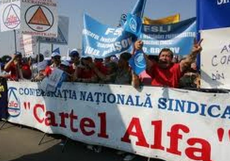 Sindicaliştii "Cartel Alfa" declanşează PROTESTE pe termen nelimitat Sindicaliştii "Cartel Alfa" declanşează PROTESTE pe termen nelimitat