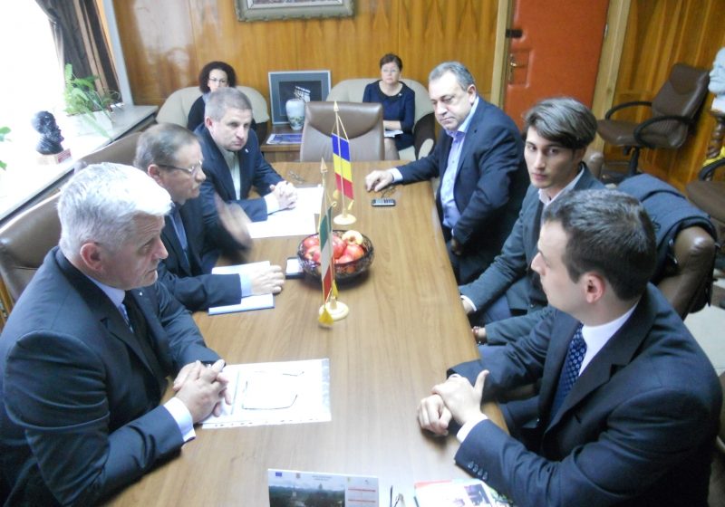 MARAMUREŞ: O delegaţie din Italia a efectuat astăzi o vizită în judeţ