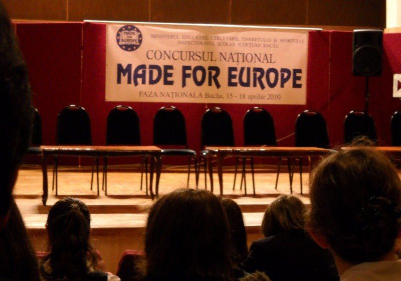 MARAMUREŞ: Şcolile din judeţ care au derulat proiecte cu finanţare europeană se pot înscrie în concursul Made for Europe 2014 MARAMUREŞ: Şcolile din judeţ care au derulat proiecte cu finanţare europeană se pot înscrie în concursul Made for Europe 2014