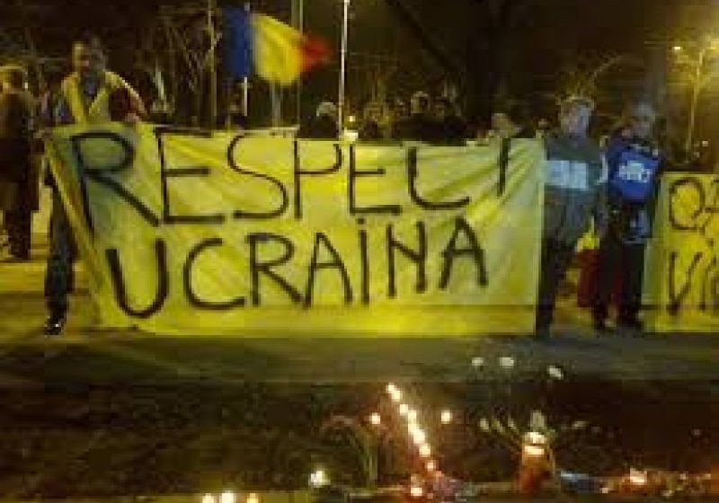 BUCUREŞTI: Marș de solidaritate cu Ucraina BUCUREŞTI: Marș de solidaritate cu Ucraina
