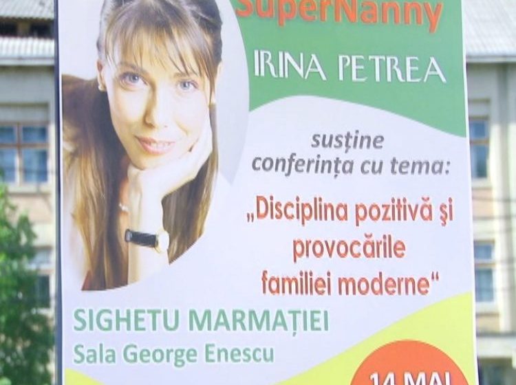 SIGHET:  Super Nanny vine luna viitoare ca să susțină o conferință