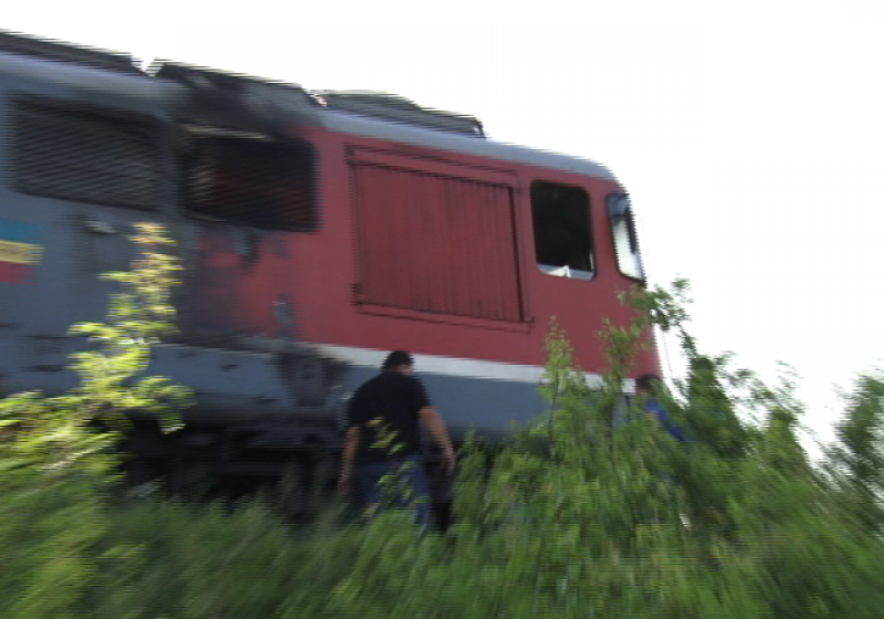 MARAMUREŞ: Foc la locomotiva unul tren de marfă. Traficul feroviar, oprit între Baia Mare şi Lăpuşel