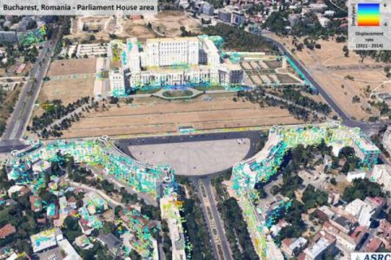 IT: Agenția Spațială Europeană a făcut publică o imagine care arată mișcări milimetrice ale Palatului Parlamentului IT: Agenția Spațială Europeană a făcut publică o imagine care arată mișcări milimetrice ale Palatului Parlamentului