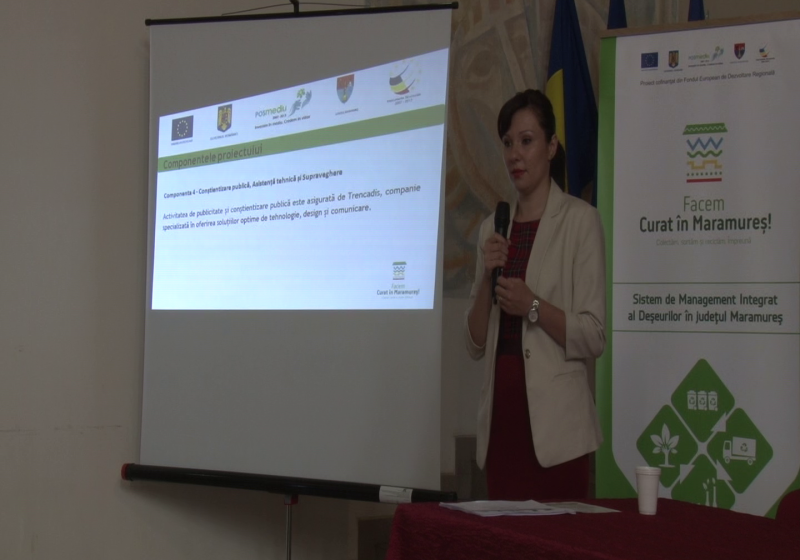 MARAMUREȘ: Sistemul de management integrat al deşeurilor a fost prezentat la Șomcuta Mare