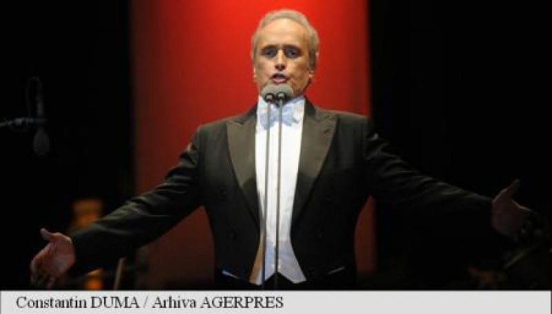 CONCERT: Tenorul Jose Carreras va concerta la București pe 26 noiembrie CONCERT: Tenorul Jose Carreras va concerta la București pe 26 noiembrie