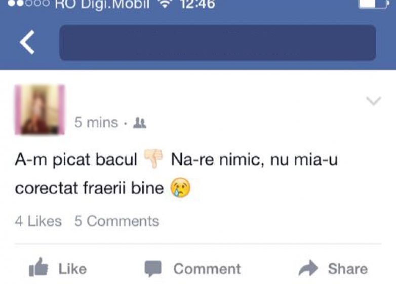 BAC 2015: Vezi aici mesajul unei eleve care a fost respinsă de la examenul de Bacalaureat BAC 2015: Vezi aici mesajul unei eleve care a fost respinsă de la examenul de Bacalaureat