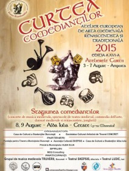 ÎN WEEKEND: Curtea Comedianţilor aduce seri medievale la Alba Iulia. Spectacole cu muzică, dansuri, jonglerii și teatru