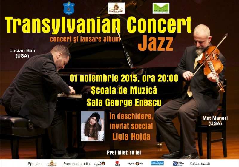 SIGHET: Transylvanian Concert Jazz, în 1 noiembrie, la sala George Enescu