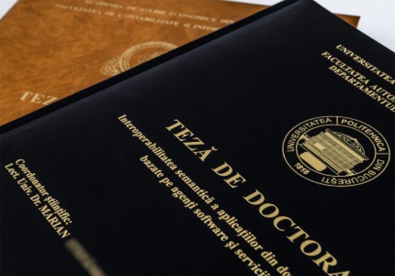 PROIECT DE LEGE: Tezele de doctorat, într-un registru electronic, pentru depistarea cazurilor de plagiat