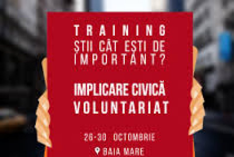 MARAMUREȘ: ”Știi cât ești de important?” – un training gratuit pentru tineri, organizat de Direcția Județeană pentru Sport și Tineret MARAMUREȘ: ”Știi cât ești de important?” – un training gratuit pentru tineri, organizat de Direcția Județeană pentru Sport și Tineret