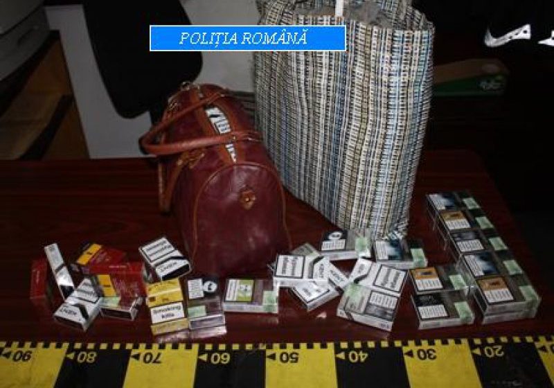 MARAMUREŞ: Peste 600 pachete cu ţigări de contrabandă confiscate de poliţiştii Biroului de Poliţie Transporturi Maramureş