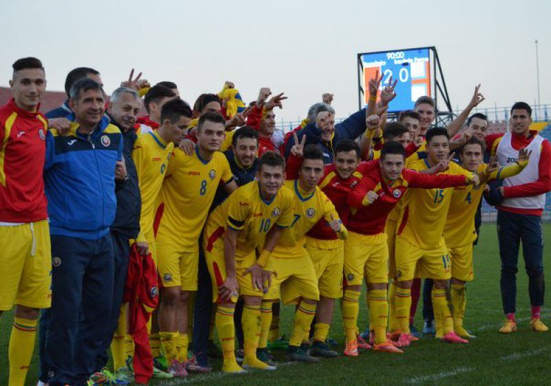 Naționala FOTBAL: România Under-19 a învins reprezentativa similară a Insulelor Feroe cu 2-0 în preliminariile CE 2016