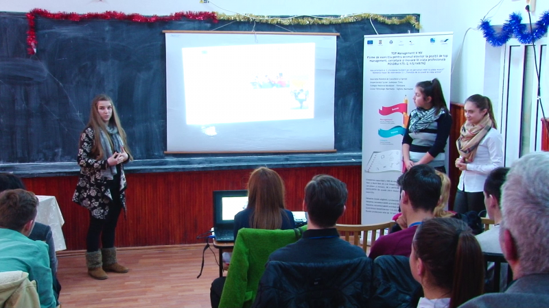 SIGHET: Exercițiu de management pentru elevi SIGHET: Exercițiu de management pentru elevi
