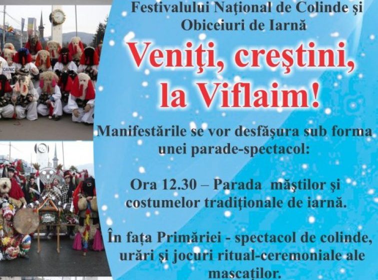 VIȘEU DE SUS: Duminică are loc Festivalul de colinde şi obiceiuri de iarnă "Veniţi, creştini, la Viflaim!" VIȘEU DE SUS: Duminică are loc Festivalul de colinde şi obiceiuri de iarnă "Veniţi, creştini, la Viflaim!"